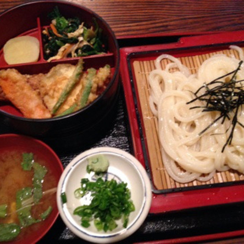 ざるうどん定食(うどん玉扇)