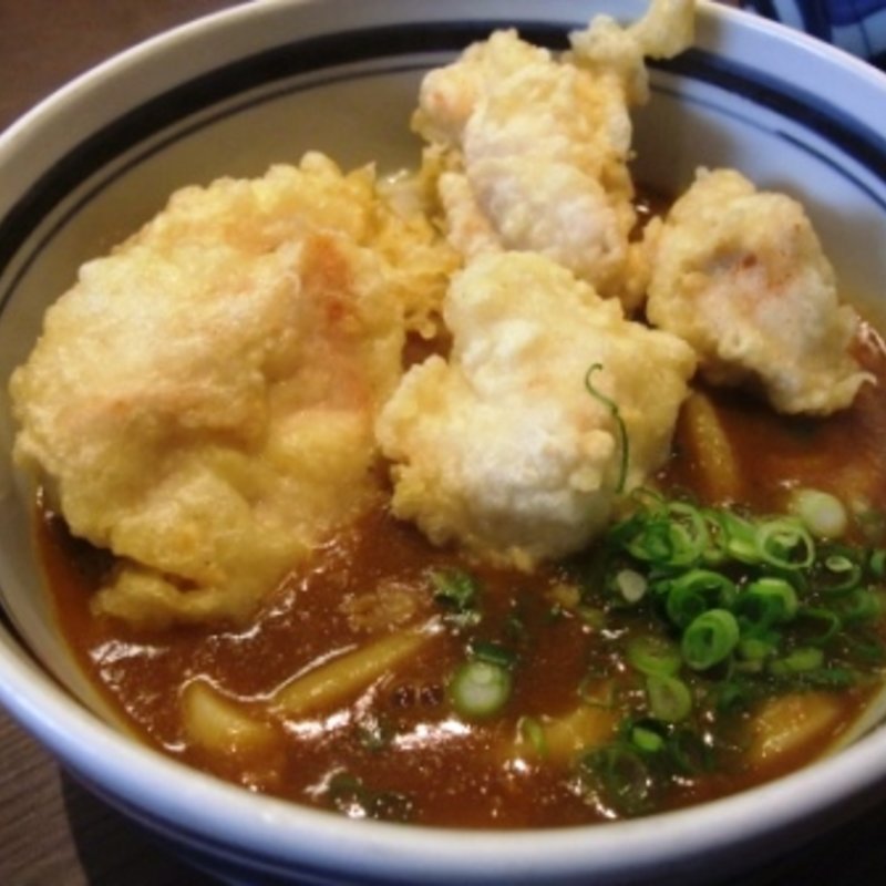 鳥天カレーうどん(うどん番長 )