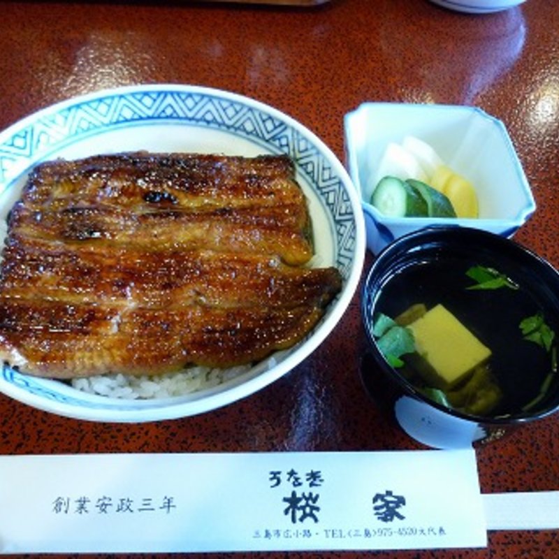うなぎ丼(うなぎ　桜家 （さくらや）)