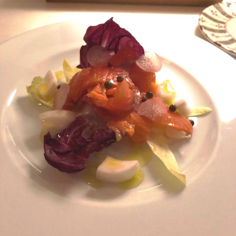 サーモンマリネ(さんどバー桜木町)