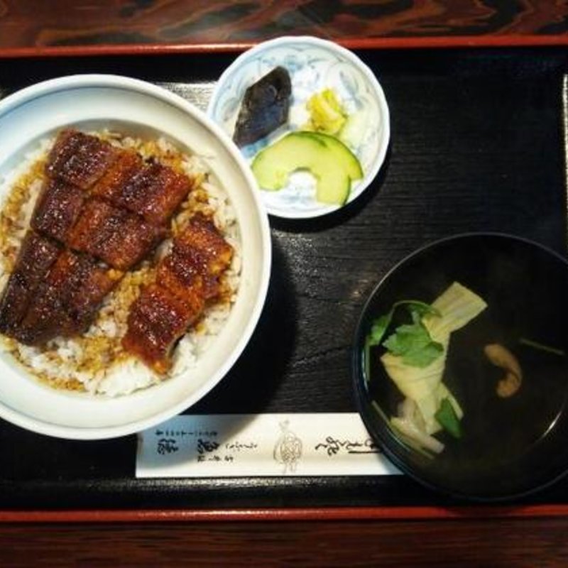 うな丼上(肝吸い付)(うなぎ魚徳)