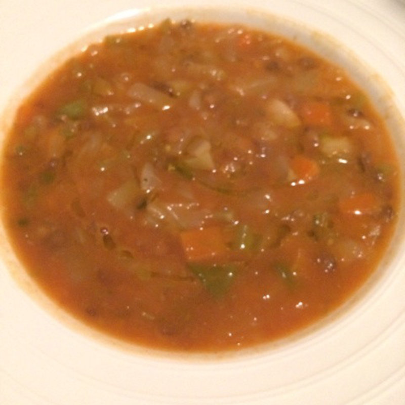 豆と野菜のスープ(ウナボルタ （Una Volta）)