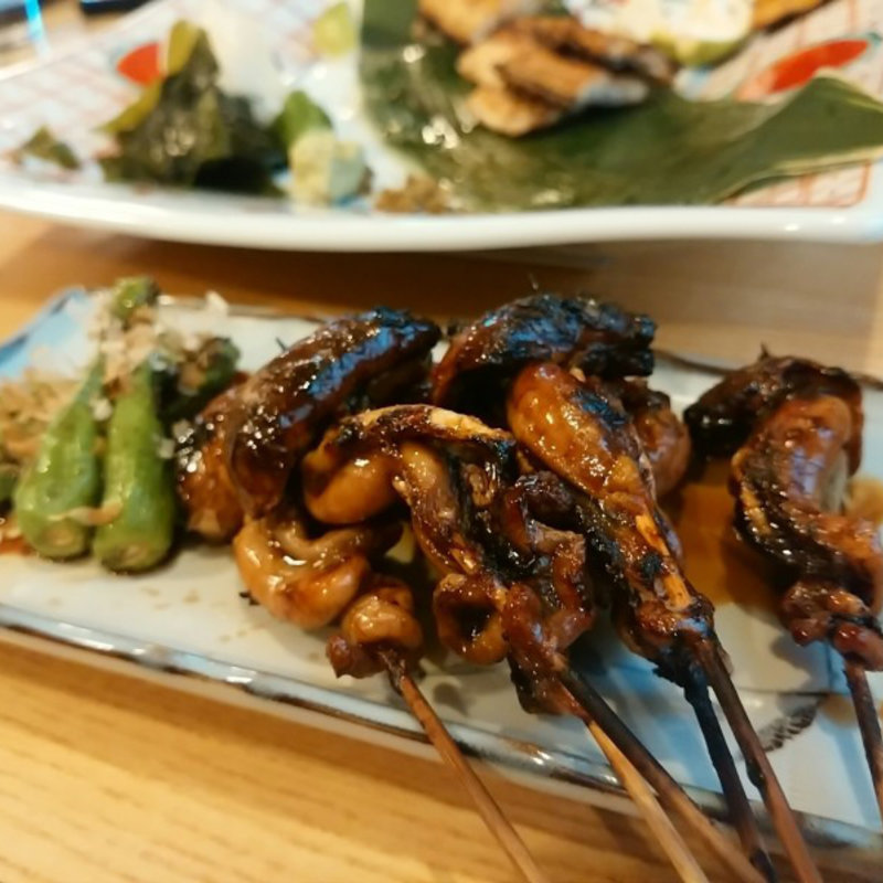 ウナギの肝焼き(うな善)