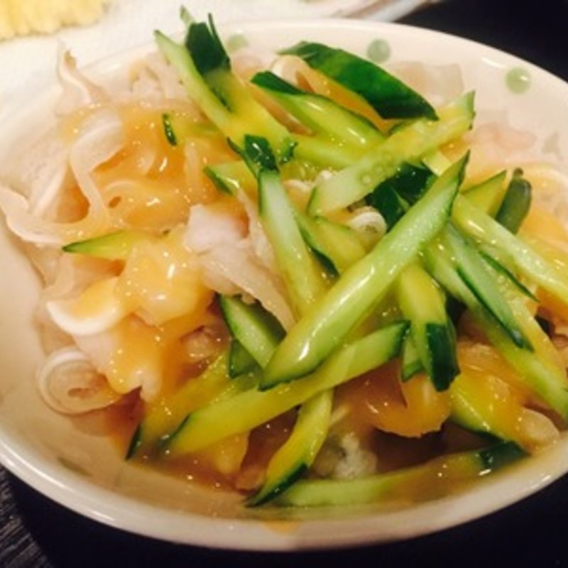 ミミガーの酢味噌和え(うみないび )