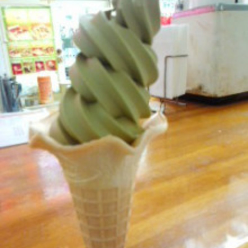 抹茶ソフト(うめや )