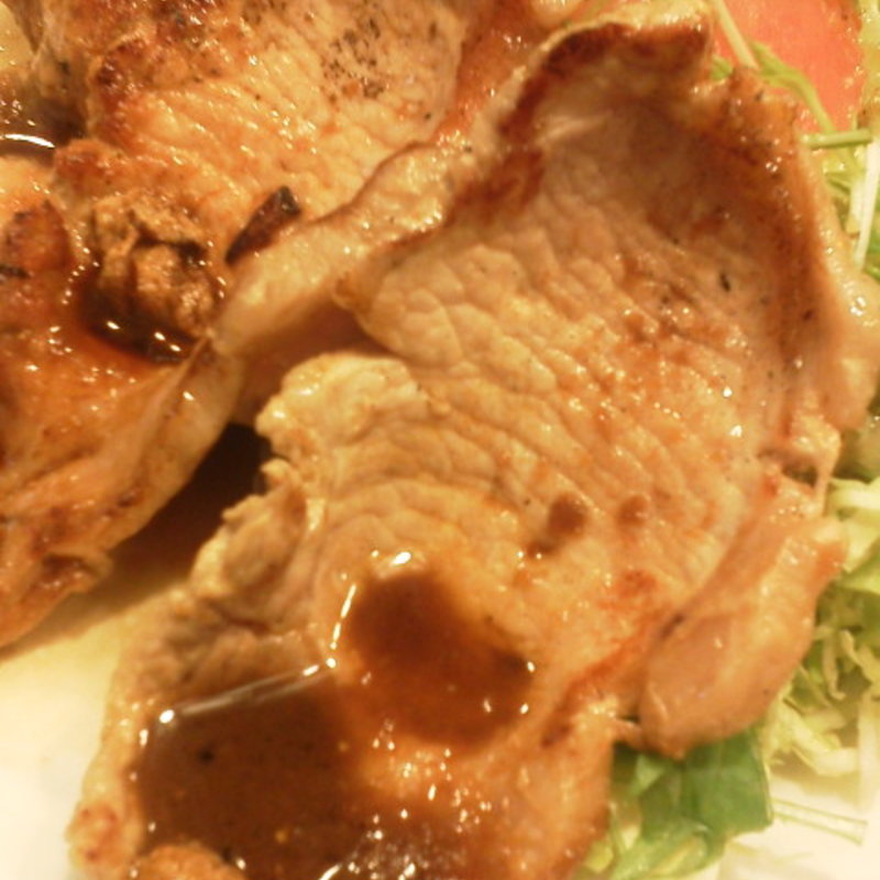 生姜焼き(レストランえいらく)