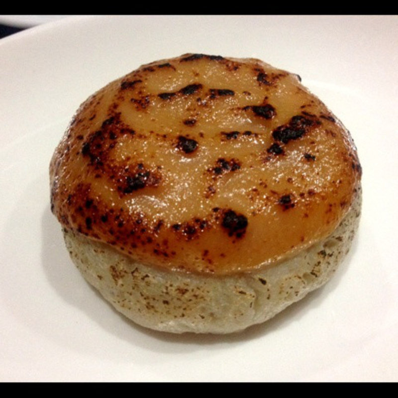 そばがきのフォアグラ味噌焼き(ええじゃないか )