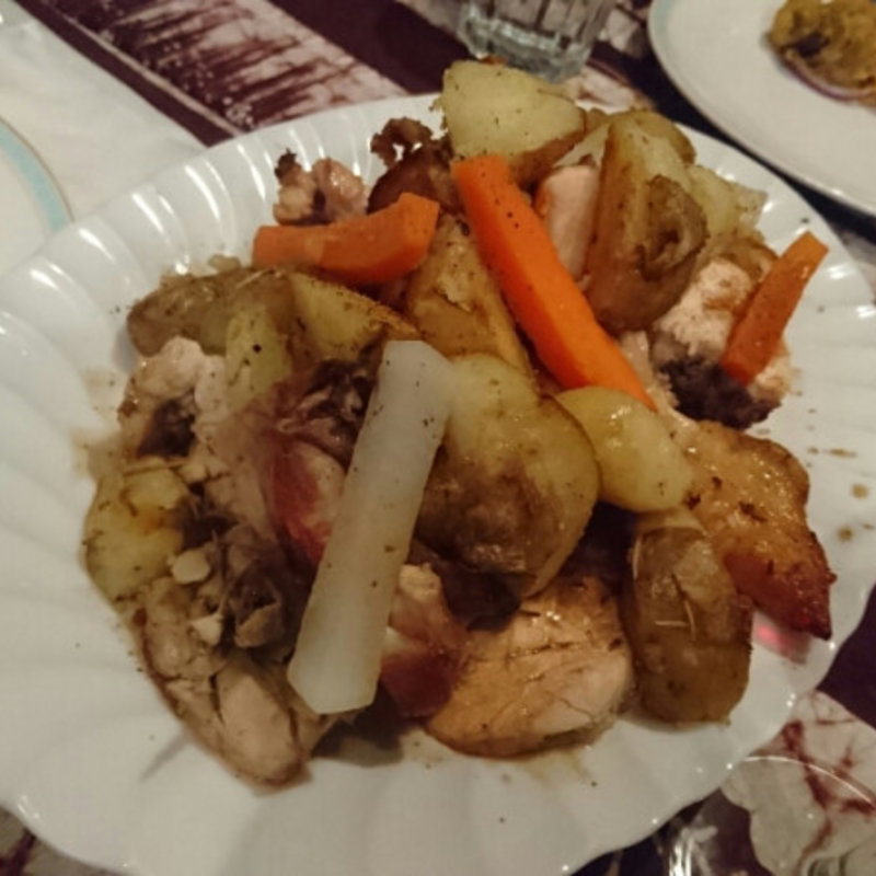 ポテトとハーブとチキン(エコ ロロニョン)