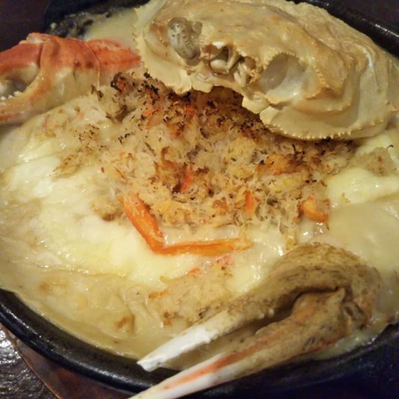 ズワイガニのクリームドリア(エゾバルバンバン)