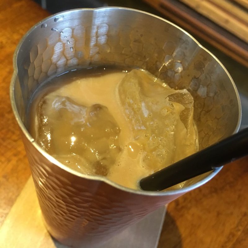 ICE CAFFE LATTE(GELATO NATURALE（ジェラート ナトゥラーレ）)