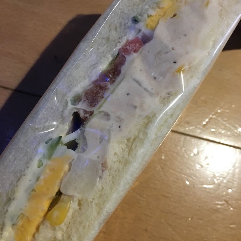 お野菜たっぷりハムサンド(伊三郎製パン ベイサイド店)