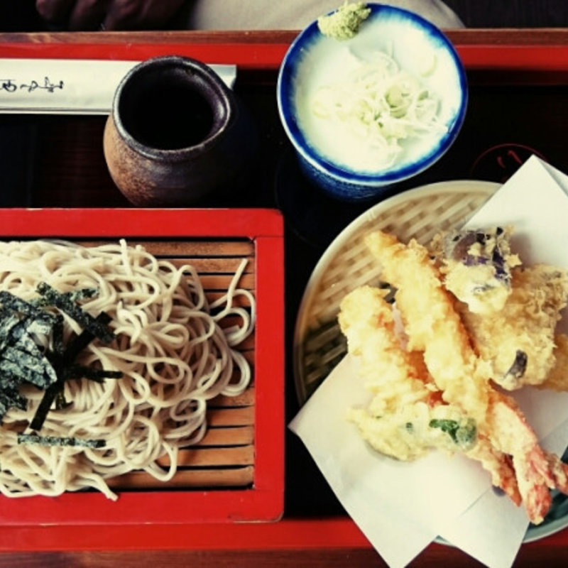 そば定食(えび志そばや )