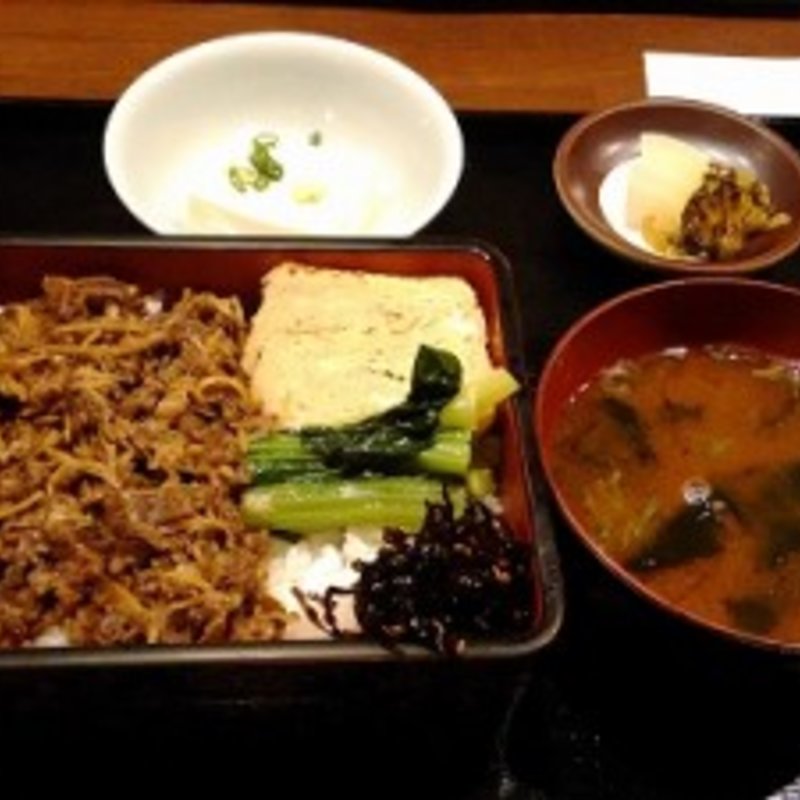 和牛時雨煮定食(えび田 （エビデン）)