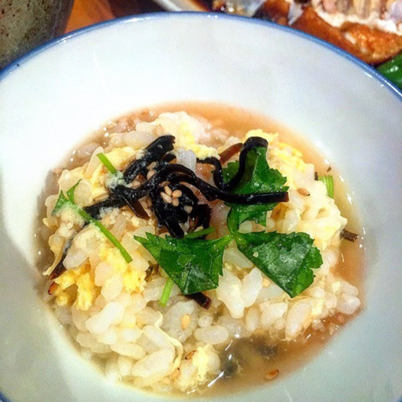 中落ち雑炊(えぼし本店)