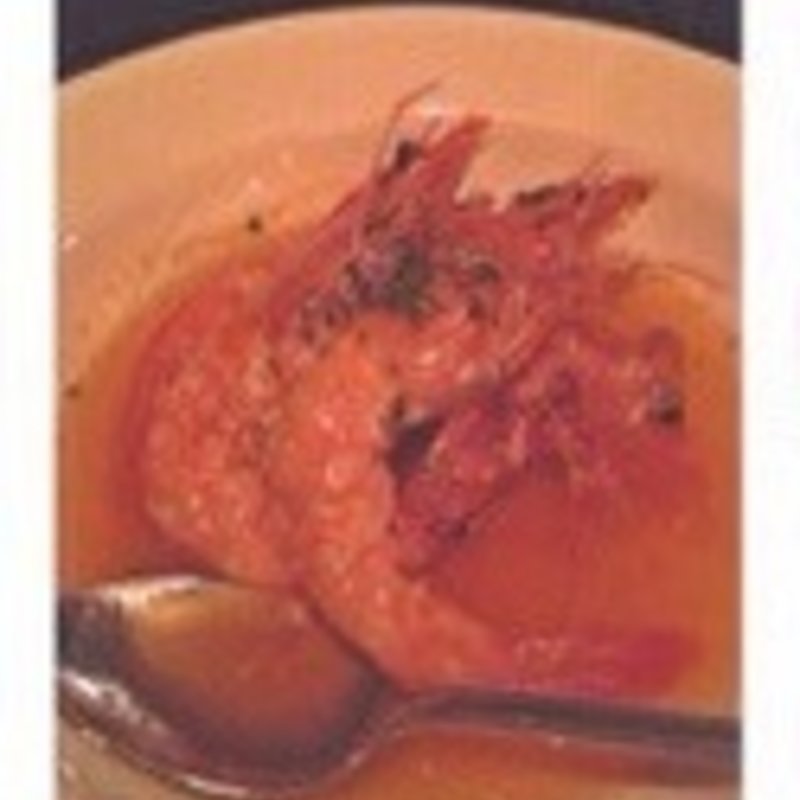 天使の海老のアヒージョ(エル・ラガール )