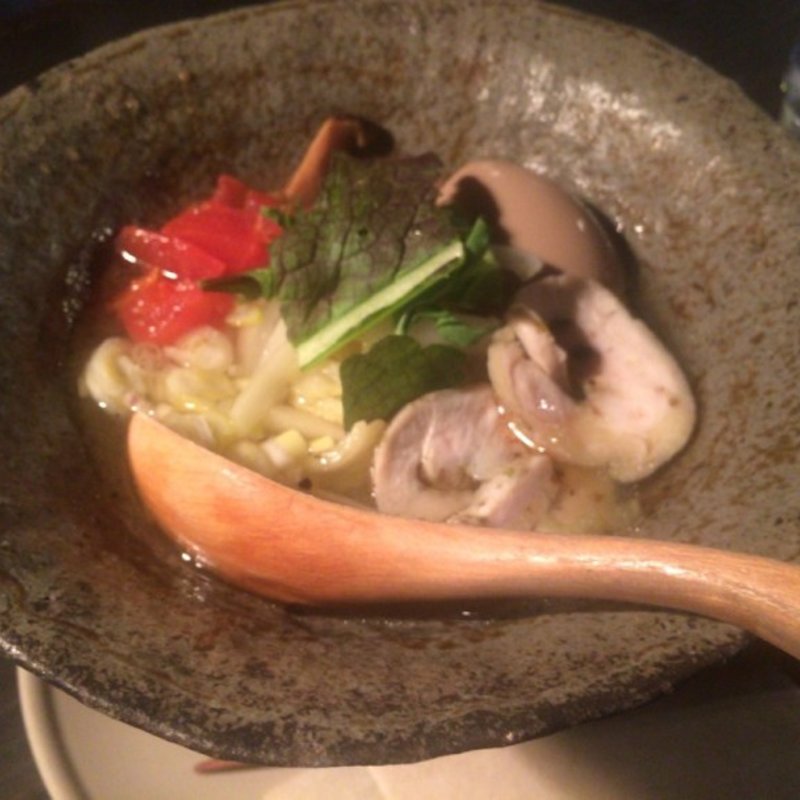 engawaらーめん +  煮たまご(エンガワ カフェ （engawa cafe）)