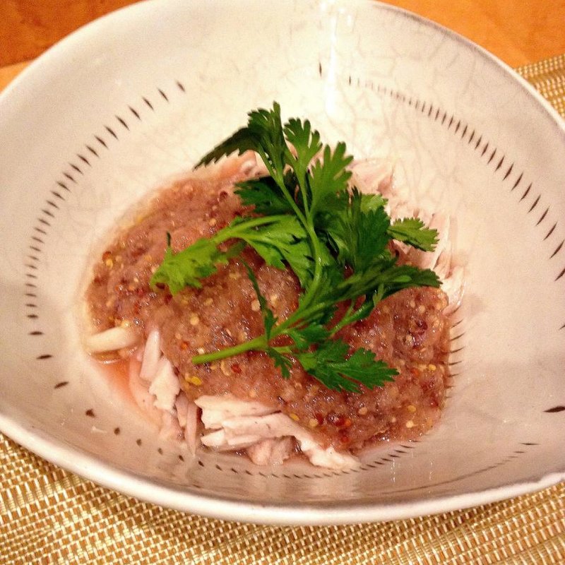 野菜とイチジクのごまクリーム和え(エンジン)