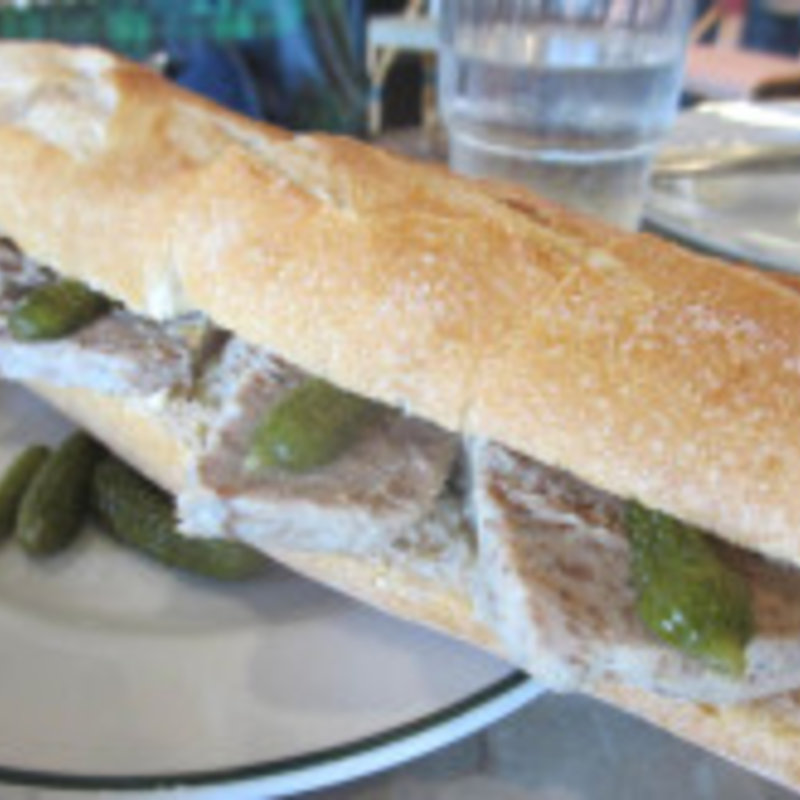 豚のリエットのサンドイッチ(AUX BACCHANALES TAKANAWA（オーバカナル 高輪）)