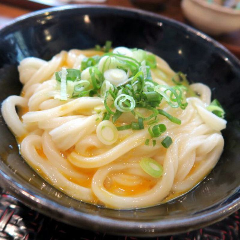 釜玉うどん(おうどん くるみ家)