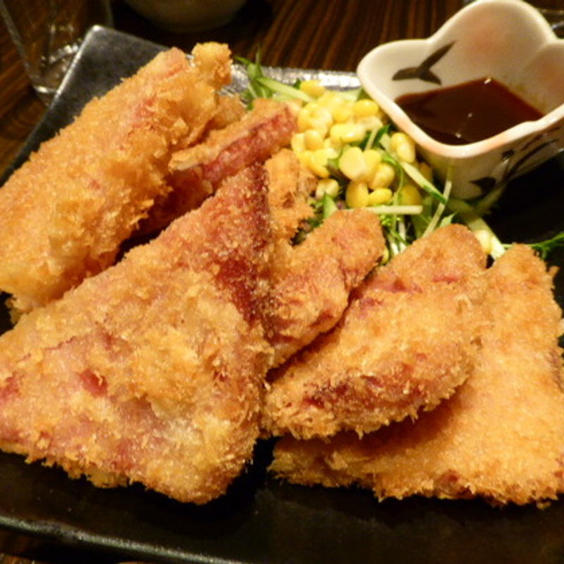 ハムカツ(麺処 おおぎ 蓬莱町店)