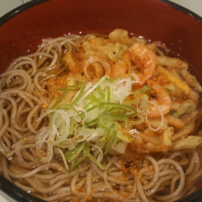 天ぷらそば(そば うどん おくとね)