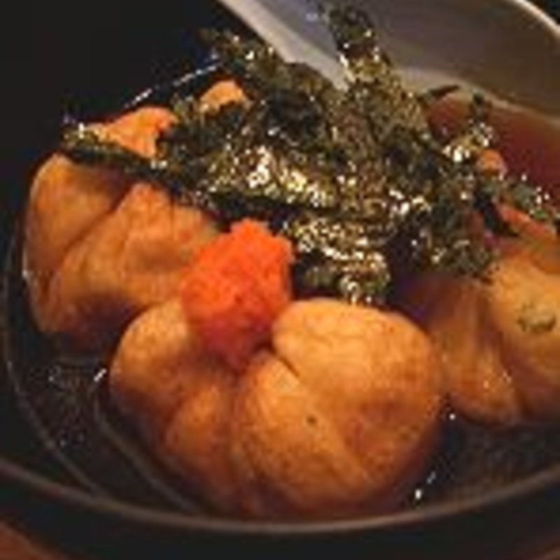 トロロ団子の揚げ出し(おく村)