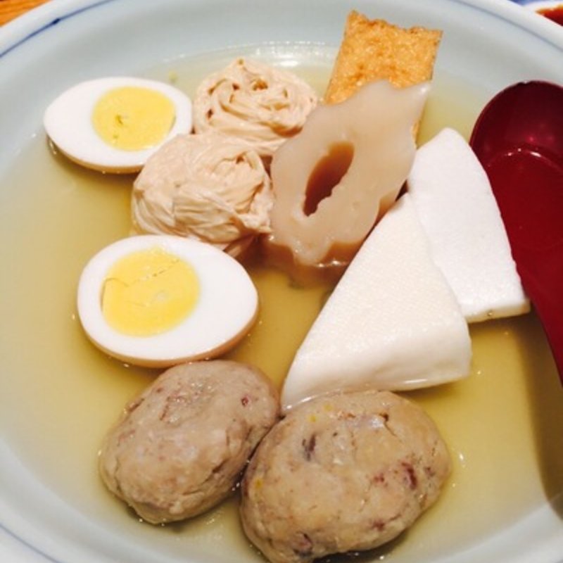 おでん（ちくわぶ・湯葉・玉子・はんぺん）(銀座 おぐ羅羽田国際空港店)