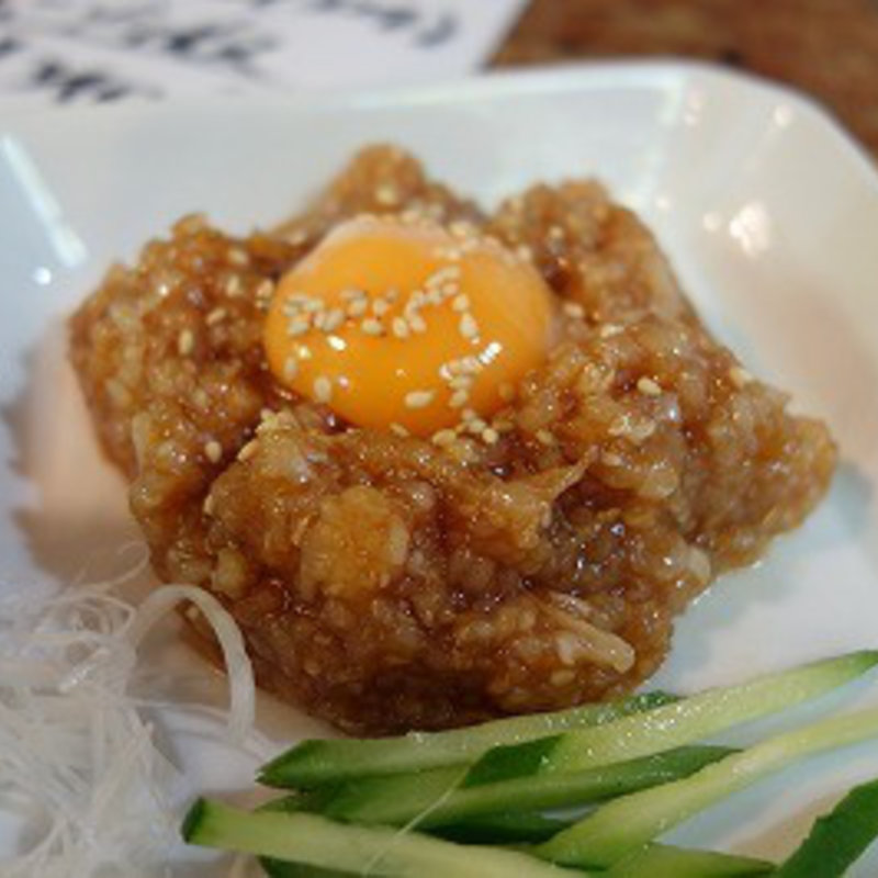 鳥ユッケ(おさやん川崎総本店)