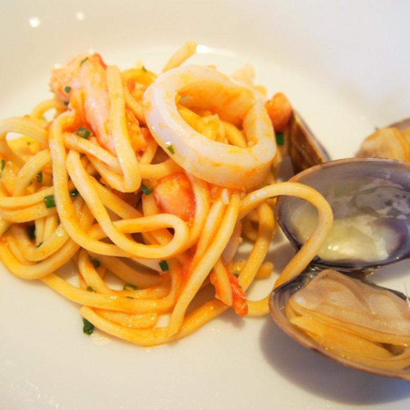 魚介のタリオリーニ (オステリア アバッキオ （abbacchio）)