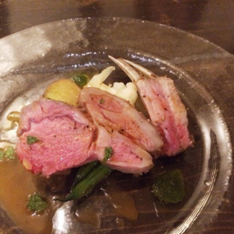 骨付仔羊ロースト(オステリア クロッキオ)