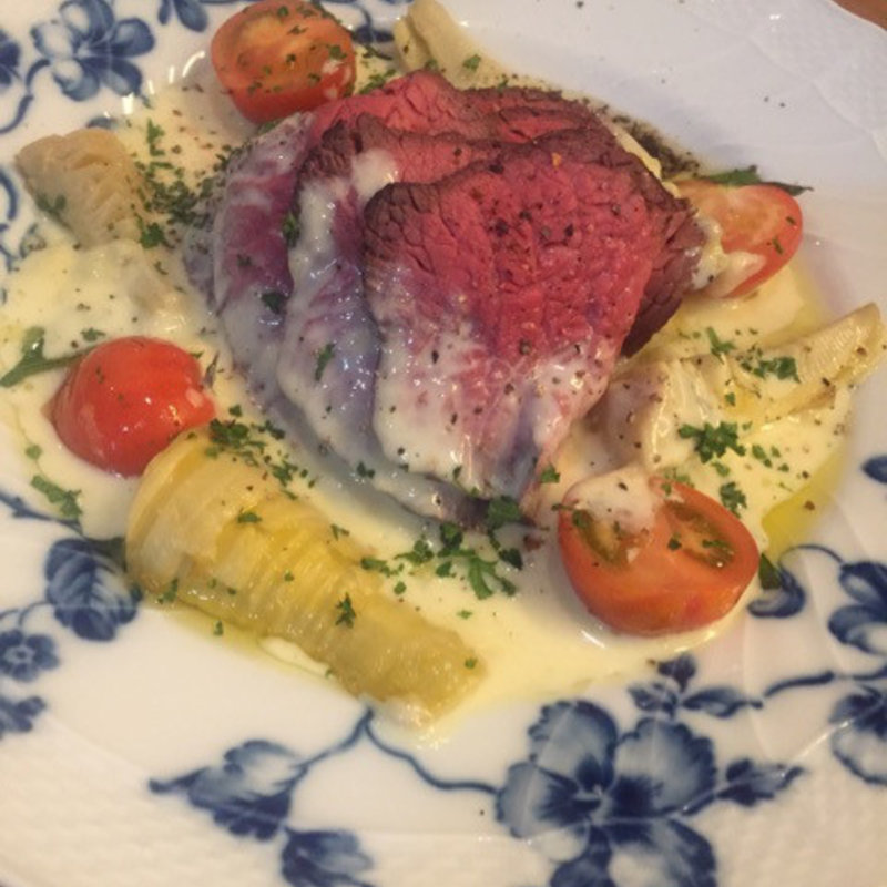 タリアータのゴルゴンゾーラソース(オステリア ニンナナンナ)