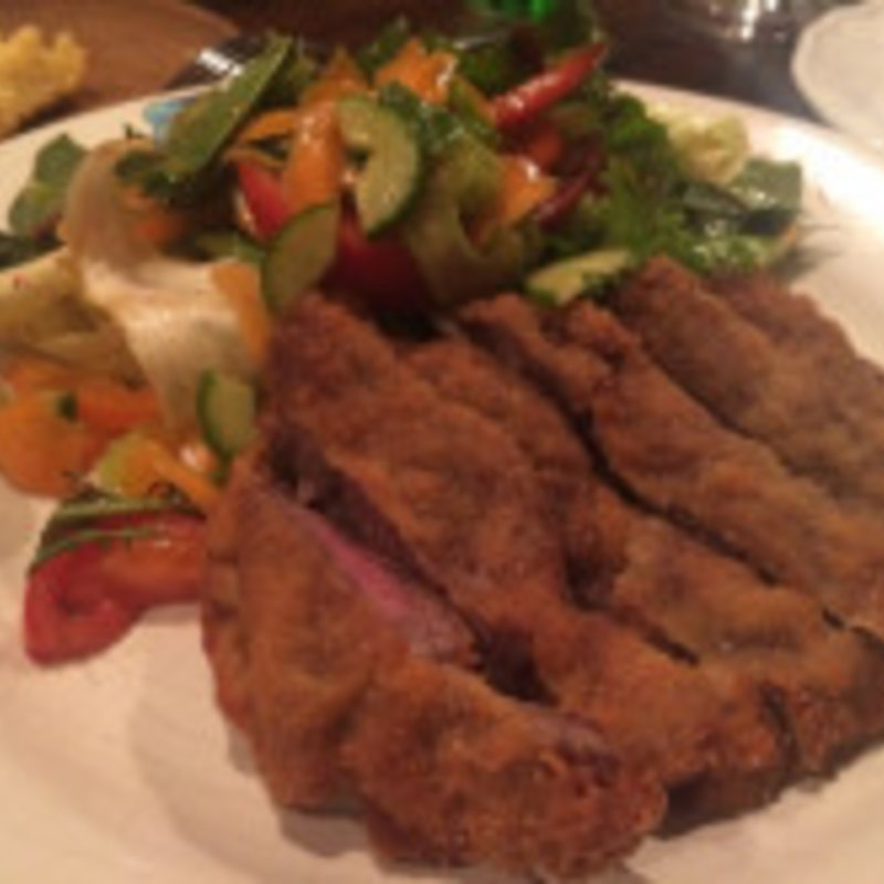 羊肉の揚げ物(オステリア ラ チチェルキア)