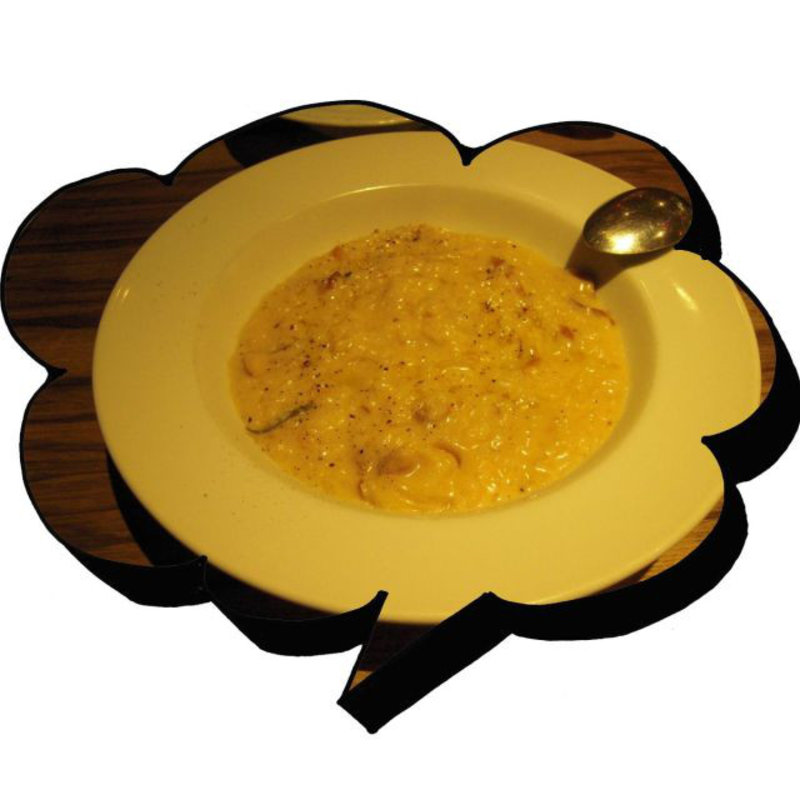 ポルチーニ茸のリゾット(オステリアイルフォルノ)