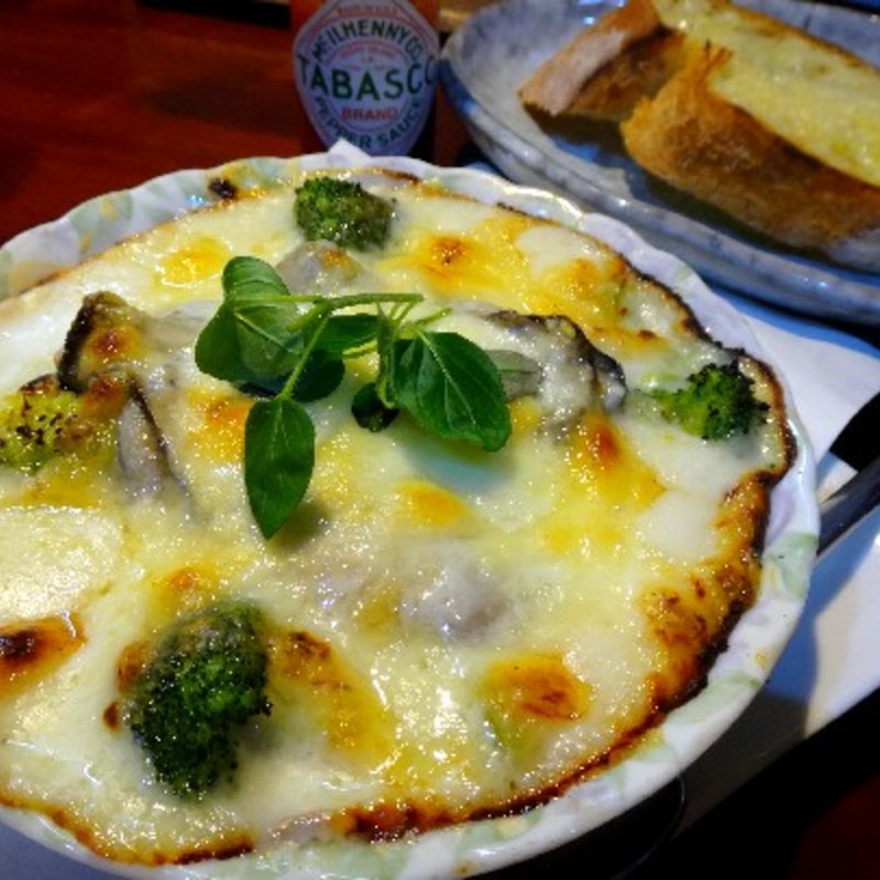 かきクリームチーズグラタン(おだい処近次)