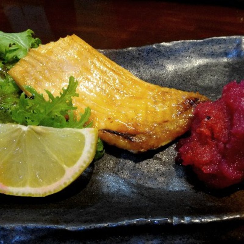 トラウトサーモンハラス焼(おだい処近次)