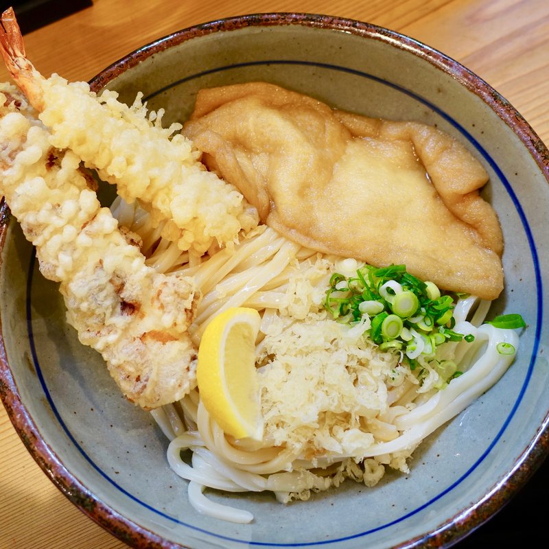 ちく天しょうゆうどん（冷）(やおき)