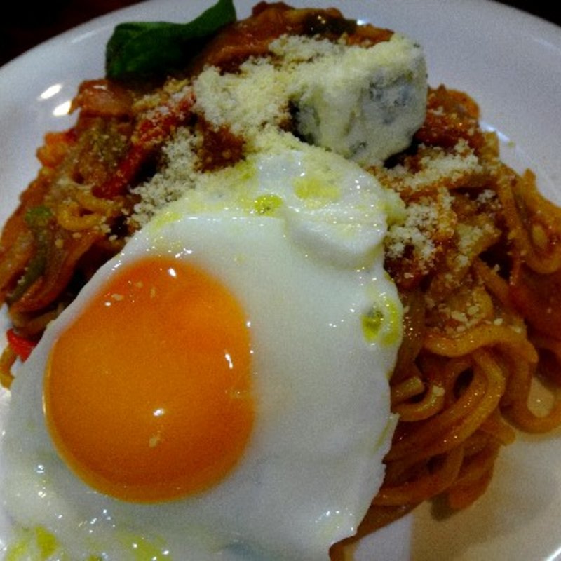 上州藤岡うどんのナポリタン(おだい処近次)