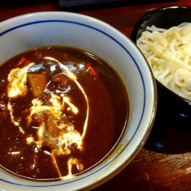 四川風マーボーカレーつけうどん(おだい処近次)