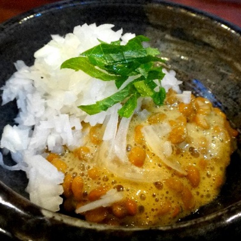新玉ねぎ納豆(おだい処近次)