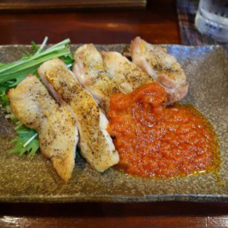 鶏もも肉グリルトマトソース(おだい処近次)