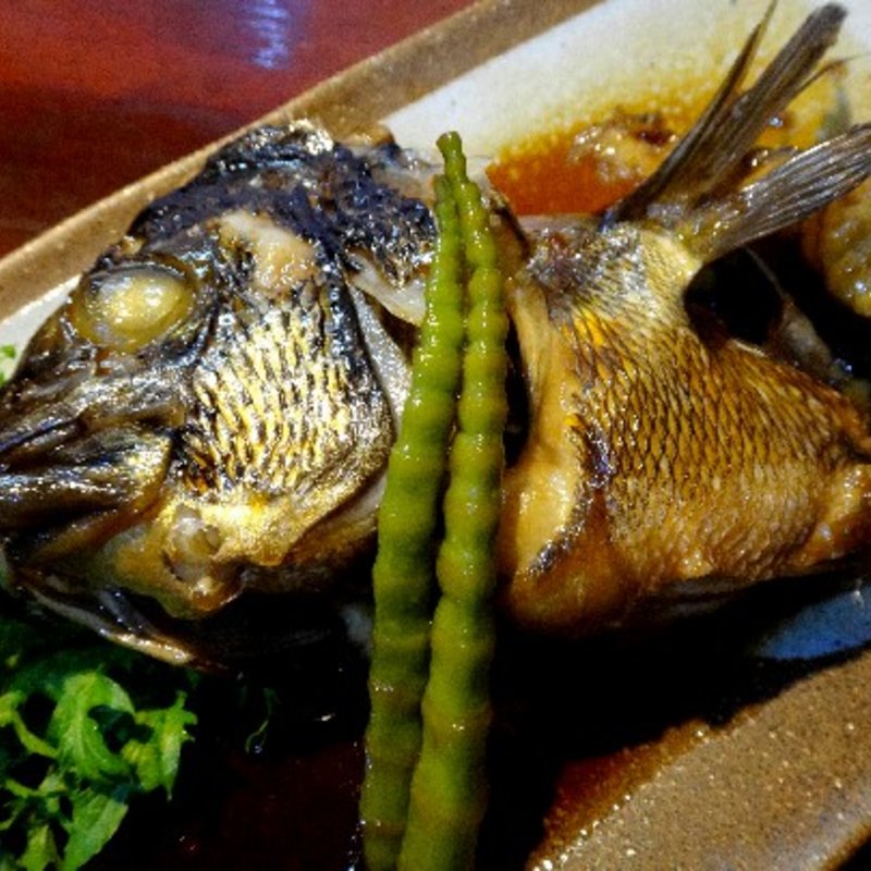 黒鯛かぶとあら煮(おだい処近次)