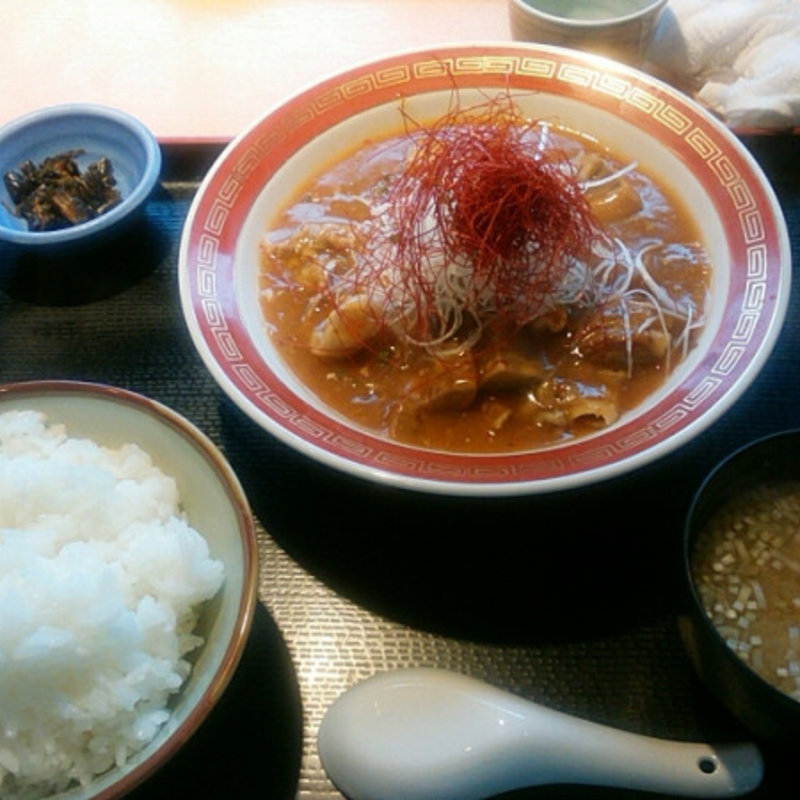 肉肉パンチ定食2(おたふく)