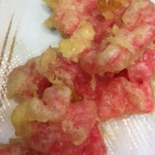 紅しょうが天(おにやんま　五反田本店)