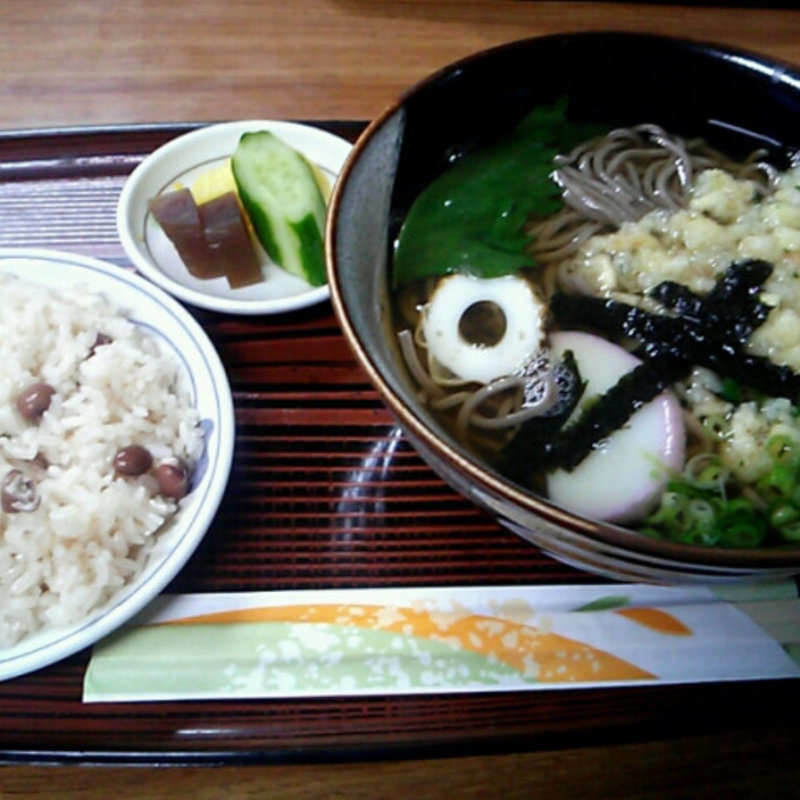 そば定食(おはら)