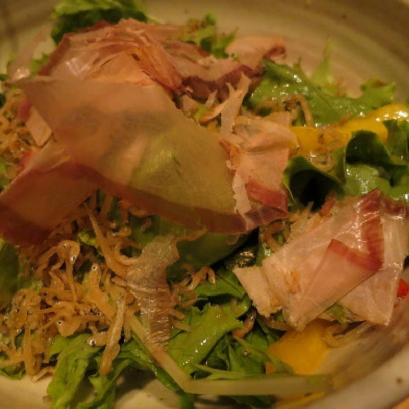 カリカリじゃことアボカドのサラダ(おまっとさん 絆)