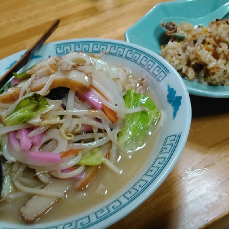 ちゃんぽん・チャーハンセット(オランダ亭 )