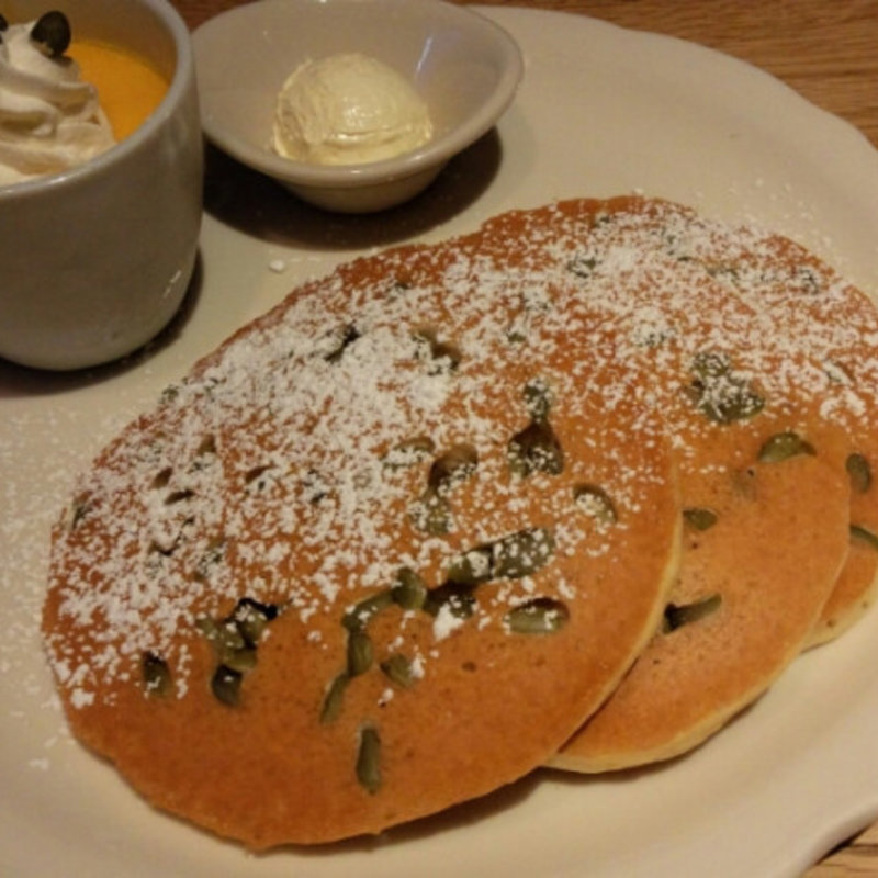 かぼちゃのﾊﾟﾝｹｰｷ(オリジナルパンケーキハウス 原宿店 )