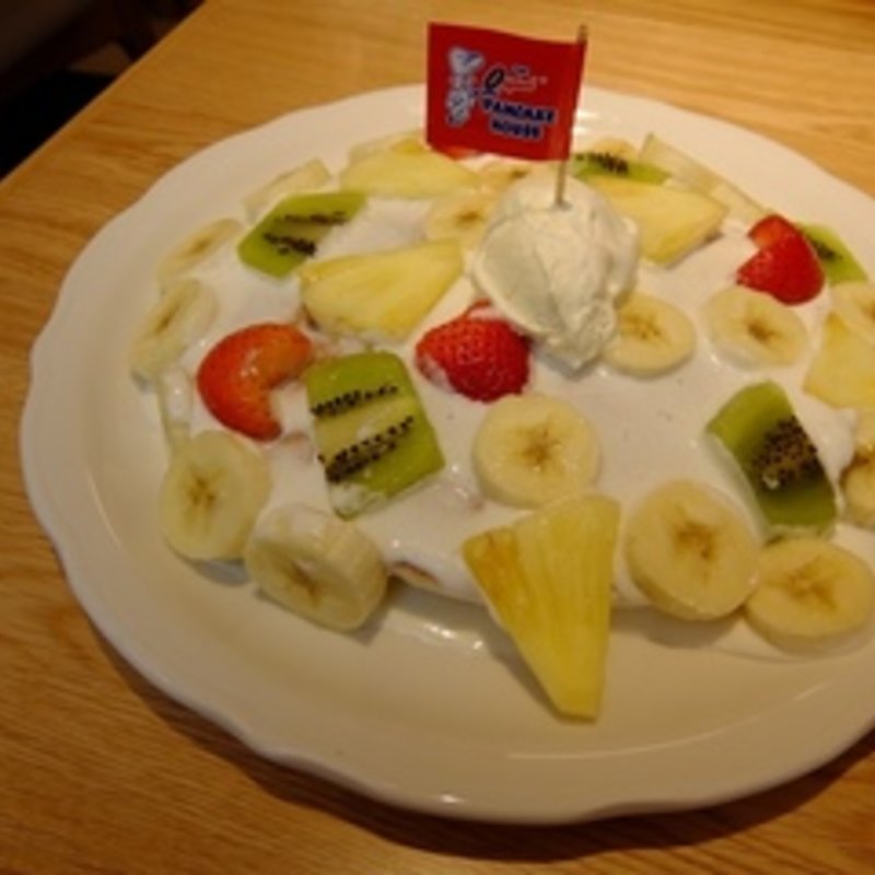 ココナッツクリームソースのパンケーキ(オリジナルパンケーキハウス 原宿店 )