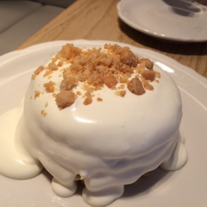 マカダミアナッツソースパンケーキ(オリジナルパンケーキハウス 原宿店)