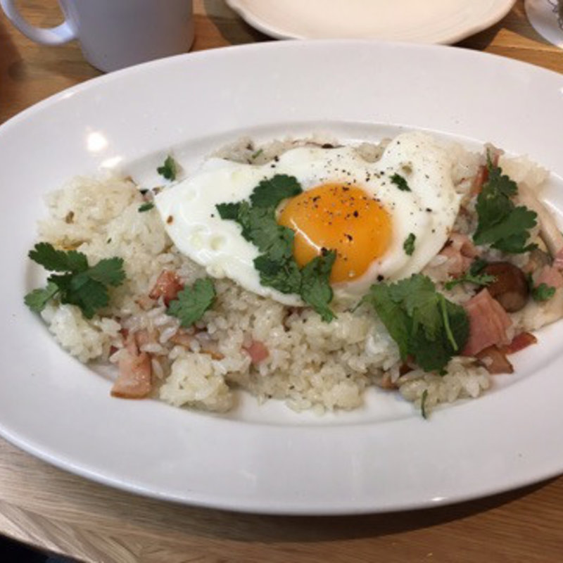 アヒージョチャーハン(オリジナルパンケーキハウス 新宿店)
